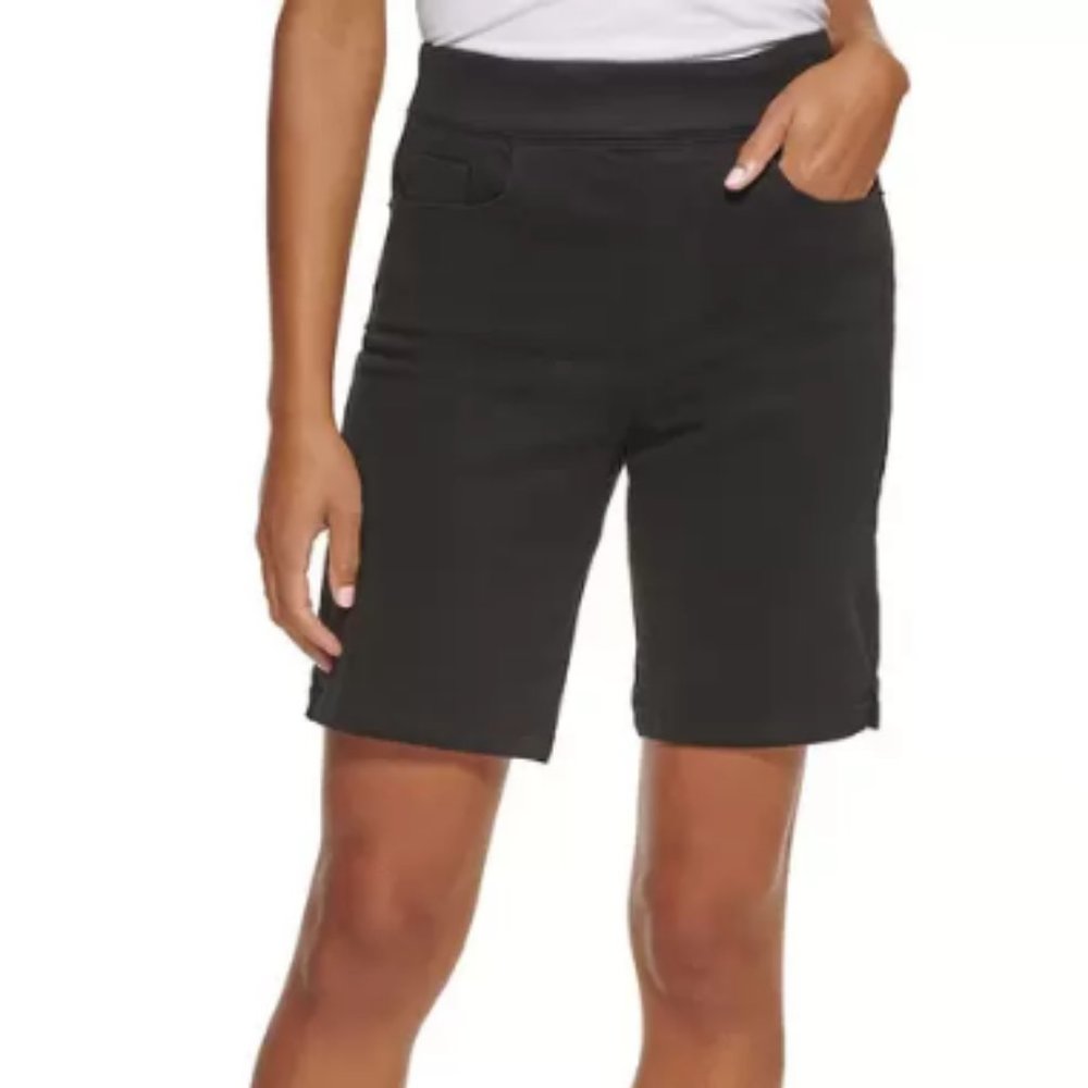 DKNY Jeans Ladies' Pull On Comfort Stretch Shorts Black